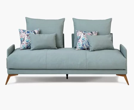 Sofá modelo Letto Bancada + 2 Brazos Nº2 + 3 Respaldos 70x60cm + 2 Traseras metálicas 122-26 - Imagen 2