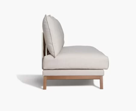 Sofá modelo Letto Bancada + 3 Respaldos 70x60cm + 2 Traseras metálicas 122-27 - Imagen 3