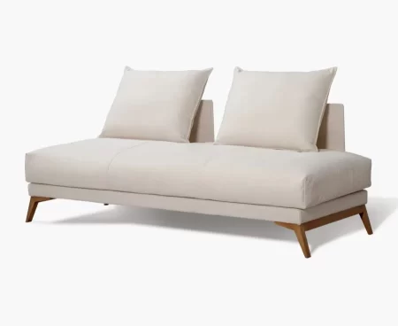 Sofá modelo Letto Bancada + 3 Respaldos 70x60cm + 2 Traseras metálicas 122-27 - Imagen 4
