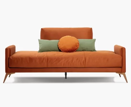 Sofá modelo Letto Bancada + 2 Brazos Nº1 + 2 Respaldos 95x45cm + 2 Traseras metálicas 122-25 - Imagen 4