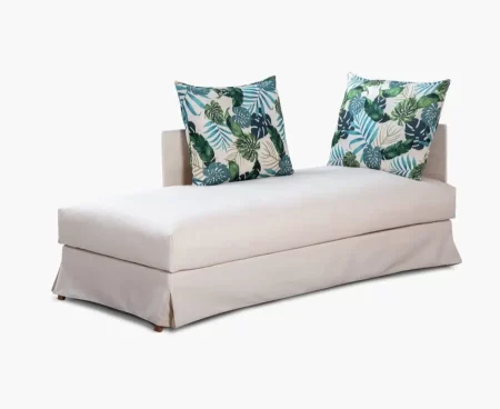 Sofá modelo Letto Bancada + 3 Respaldos 70x60cm + 2 Traseras metálicas 122-27 - Imagen 6