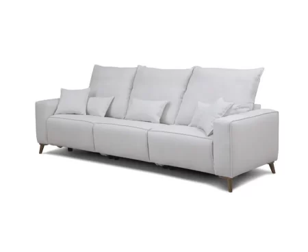 Sofá modelo Kamy  Brazos acolchados Nº3 + 3 módulos relax 1 plaza 77cm 122-21 - Imagen 2