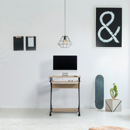 Minimalist hipster room with poster