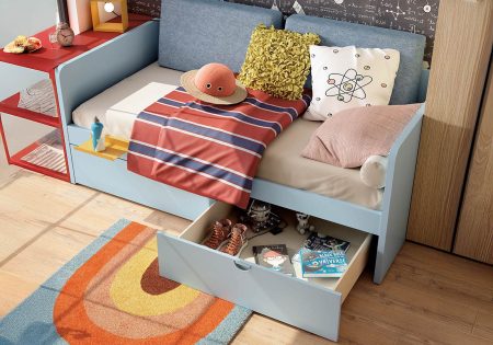 Habitación juvenil con cama nido Delulu 03 46-58 - Imagen 2