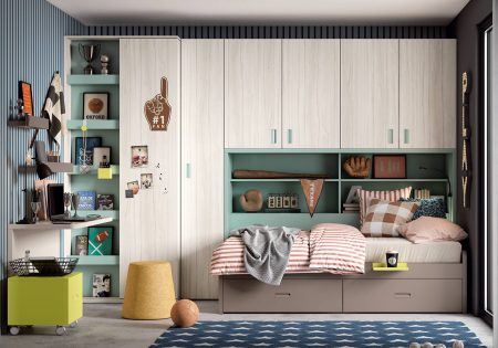 Habitación juvenil con cama nido Delulu 06 46-61