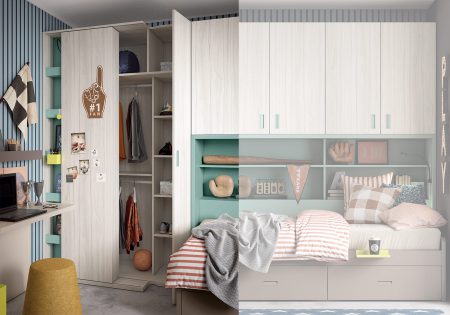 Habitación juvenil con cama nido Delulu 06 46-61 - Imagen 2