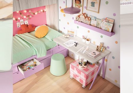 Habitación juvenil con cama nido Delulu 11 46-66 - Imagen 2