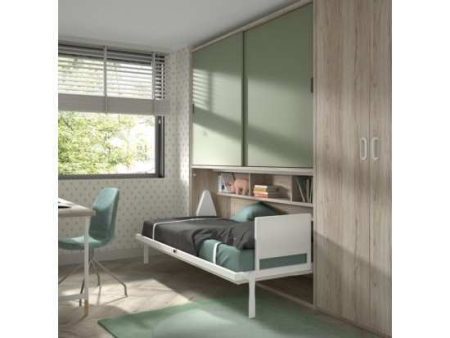 Dormitorio juvenil con cama abatible 201-252 - Imagen 4