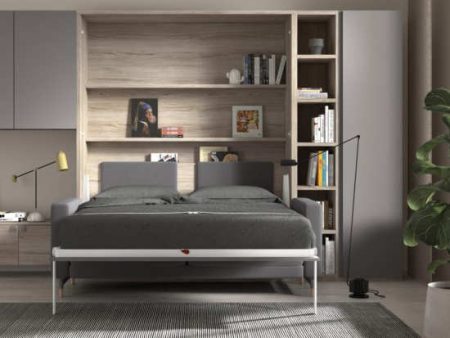 Dormitorio juvenil con cama abatible con sofá 201-269 - Imagen 4