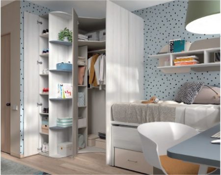 Dormitorio juvenil con bicama 201-W008 - Imagen 4