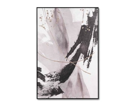 Cuadro PINCELAIN negro 80x120 151-146