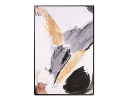 Cuadro PINCELL negro 80x120 151-160